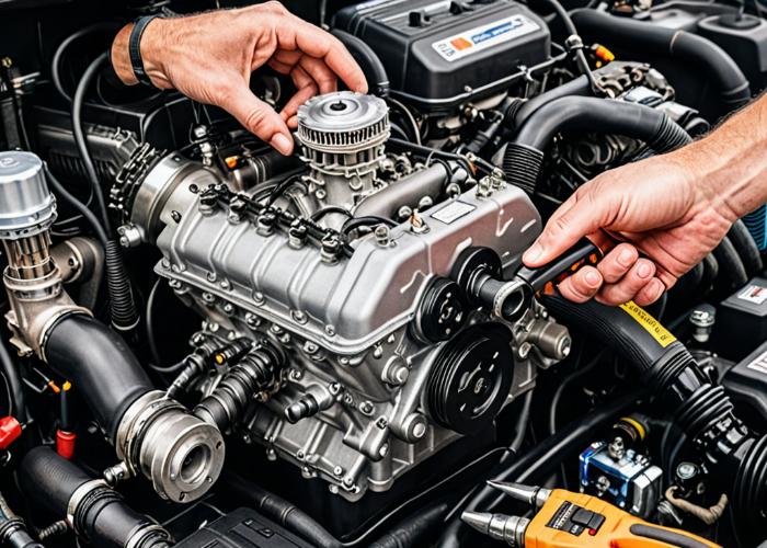 RV engine diagnostic and repair service
