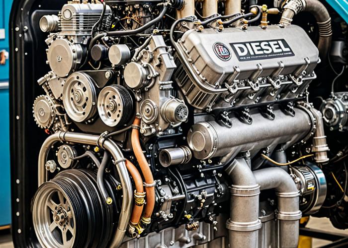 Diesel RV engine repair and rebuild project