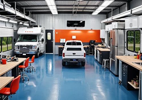 Expanded RV repair facility