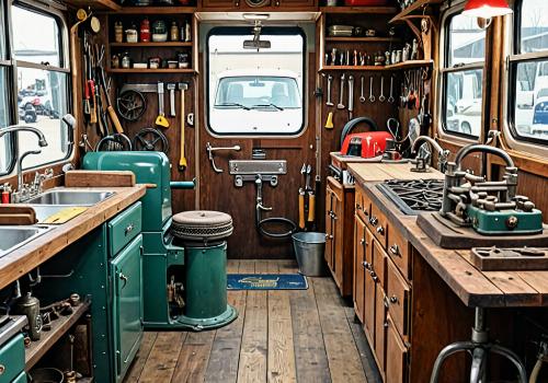 Early days of RV repair shop